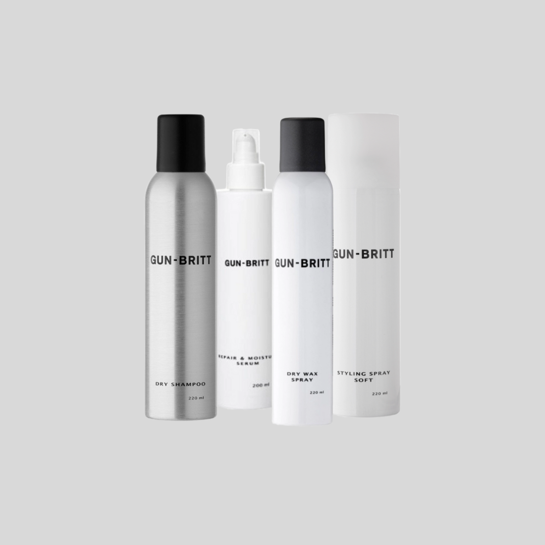 Gun-Britt Styling og pleje Pack (4 produkter)